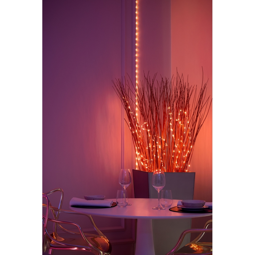 Twinkly - LED RGB dimmelhető füzér DOTS 60xLED 7 m USB Wi-Fi