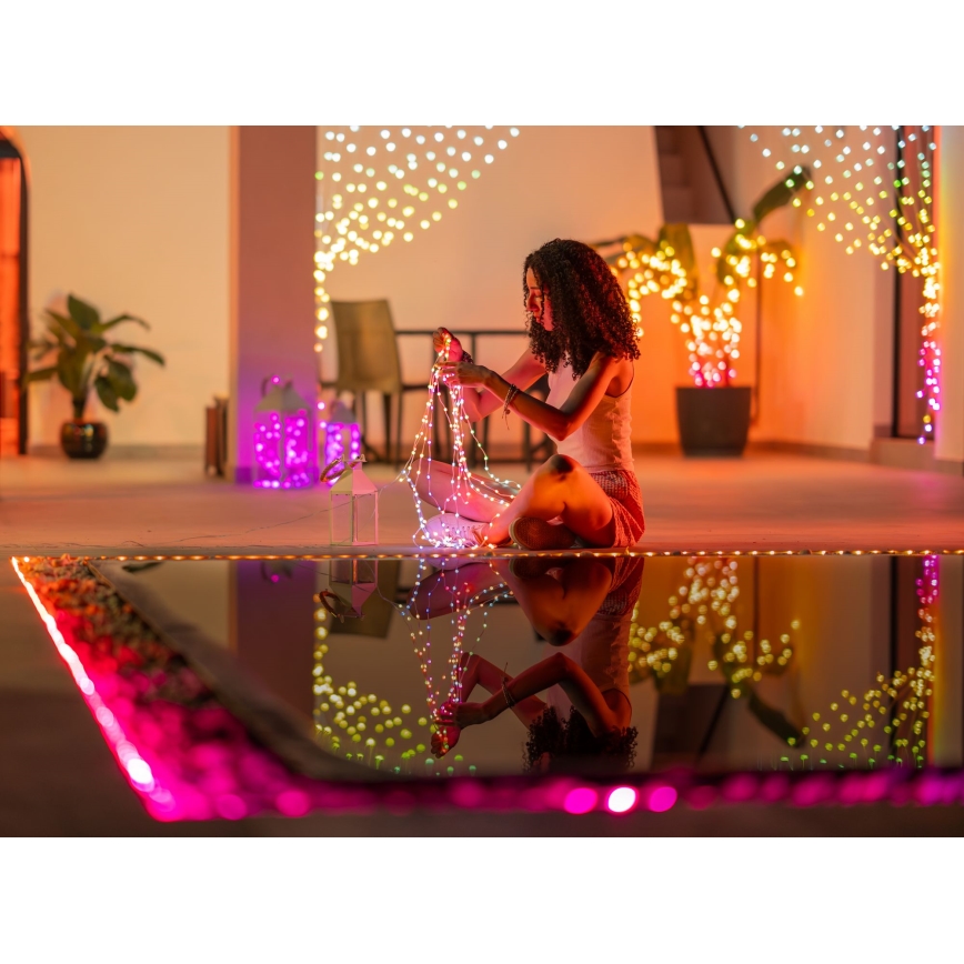 Twinkly - LED RGB dimmelhető füzér DOTS 60xLED 7 m USB Wi-Fi