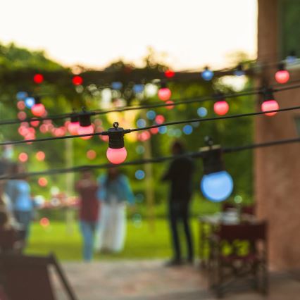 Twinkly - LED RGB Dimmelhető kültéri dekoratív lánc FESTOON 20xLED 14m IP44 Wi-Fi