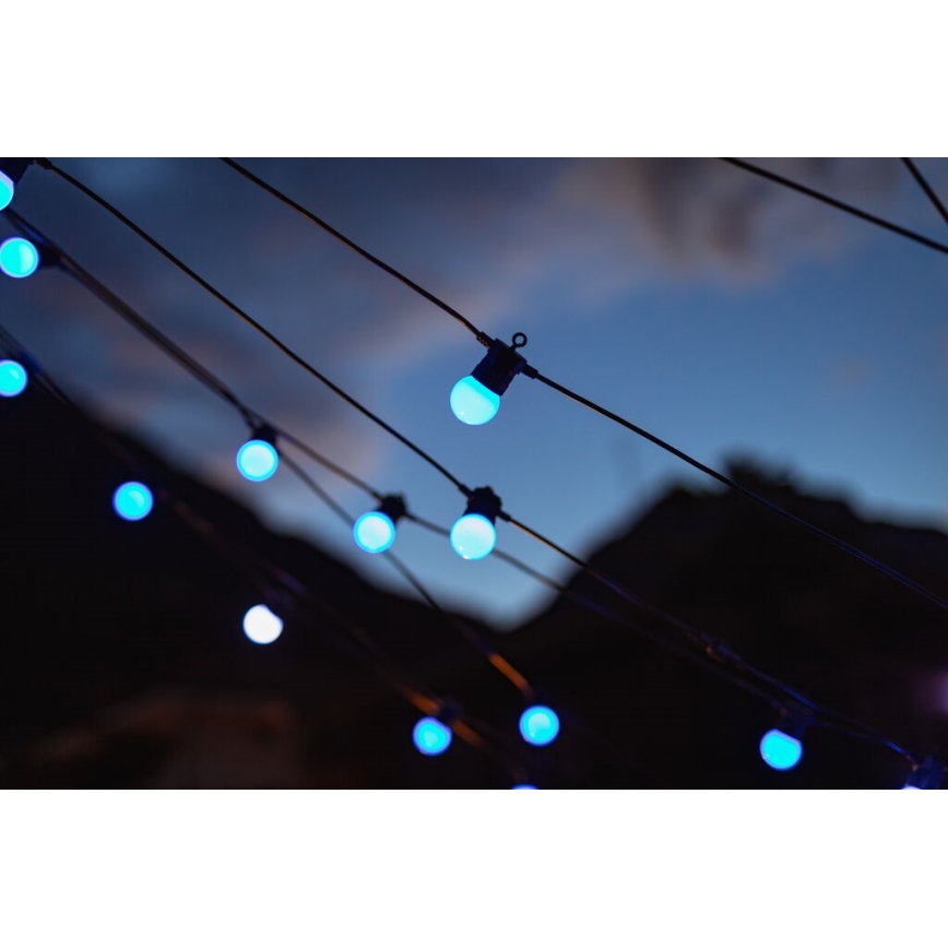 Twinkly - LED RGB Dimmelhető kültéri dekoratív lánc FESTOON 40xLED 24m IP44 Wi-Fi