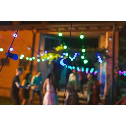 Twinkly - LED RGB Dimmelhető kültéri dekoratív lánc FESTOON 40xLED 24m IP44 Wi-Fi