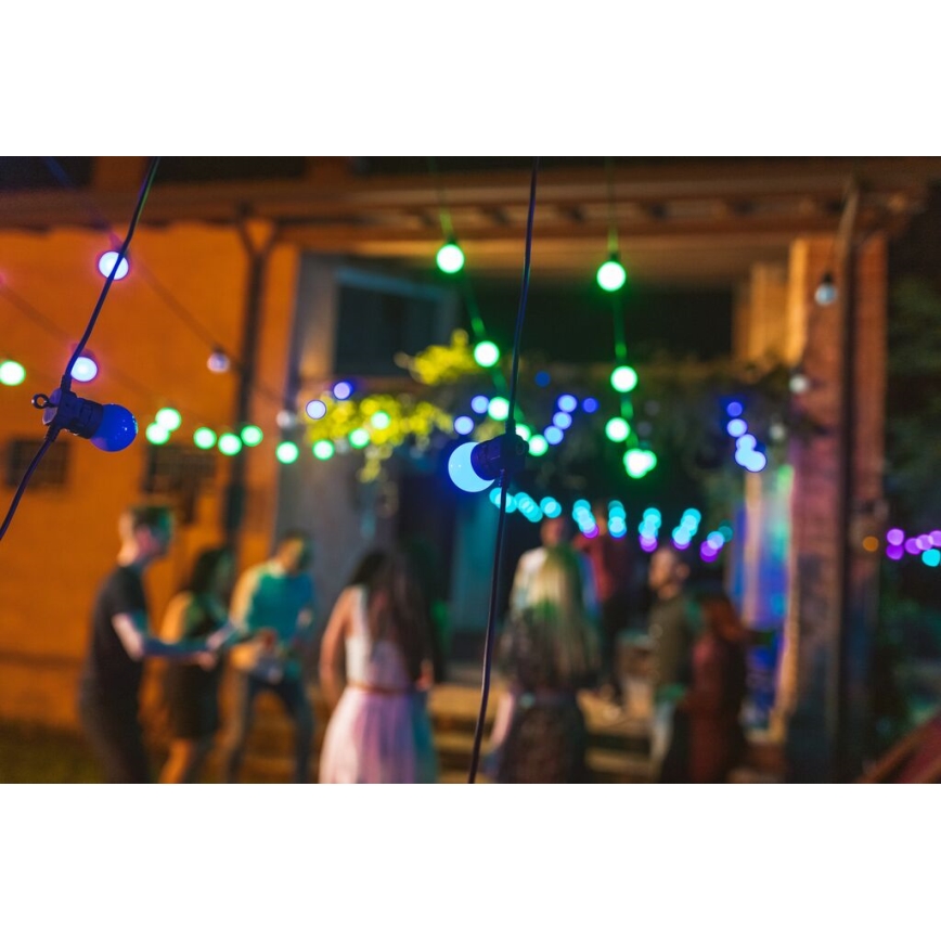 Twinkly - LED RGB Dimmelhető kültéri dekoratív lánc FESTOON 40xLED 24m IP44 Wi-Fi