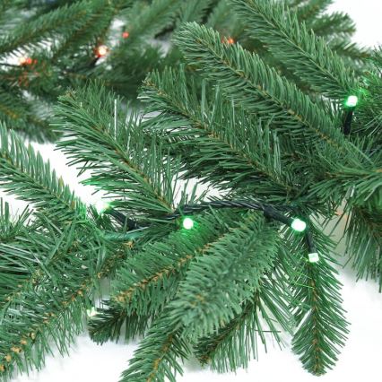 Twinkly - LED RGBW állítható fényerejű karácsonyi dekoráció ELŐRE MEGVILÁGÍTOTT FÜZÉR 50xLED 3,15 m Wi-Fi