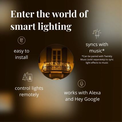 Twinkly - LED Dimmelhető kültéri Karácsonyi függöny ICICLE 190xLED 11,5m IP44 Wi-Fi