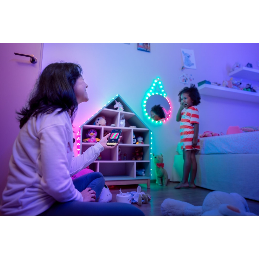 Twinkly - LED RGB Dimmelhető karácsonyi lánc CANDIES 100xLED 8 m USB Wi-Fi