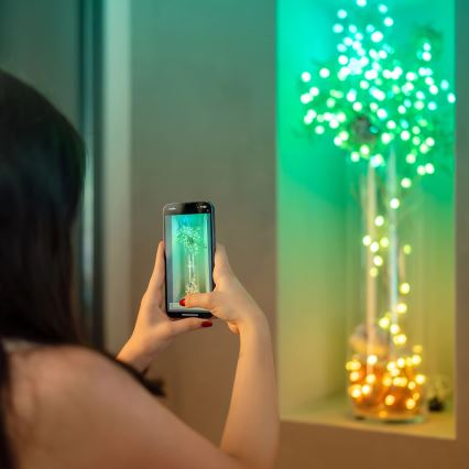 Twinkly - LED RGB dimmelhető fényfüzér CANDIES 200xLED 14 m USB Wi-Fi