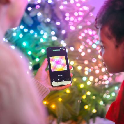Twinkly - LED RGB dimmelhető fényfüzér CANDIES 200xLED 14 m USB Wi-Fi
