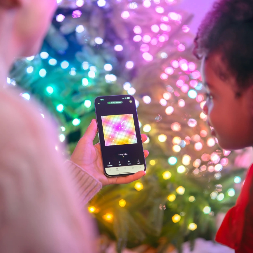 Twinkly - LED RGB dimmelhető fényfüzér CANDIES 200xLED 14 m USB Wi-Fi