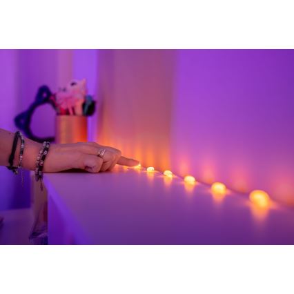 Twinkly - LED RGB Dimmelhető  fényfüzér CANDIES 100xLED 8 m USB Wi-Fi