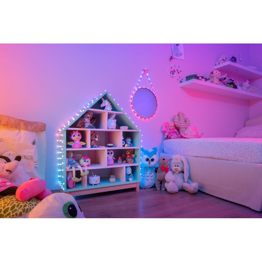 Twinkly - LED RGB Dimmelhető  fényfüzér CANDIES 100xLED 8 m USB Wi-Fi