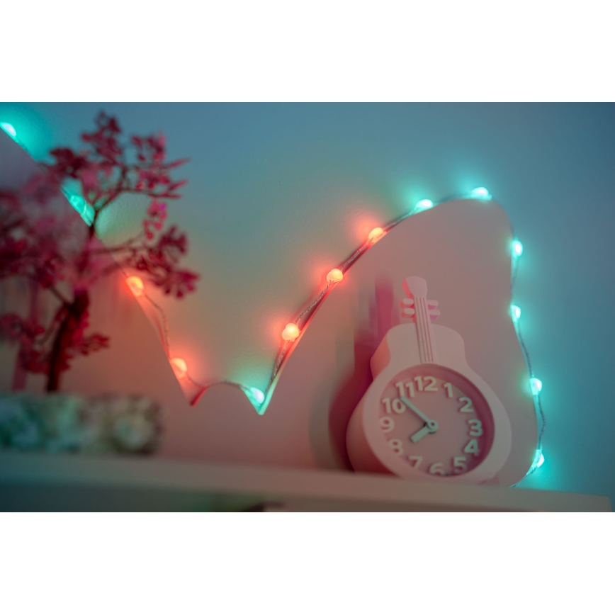 Twinkly - RGB LED fényerőszabályozható karácsonyi fényfüzér CANDIES 200xLED 14 m USB Wi-Fi