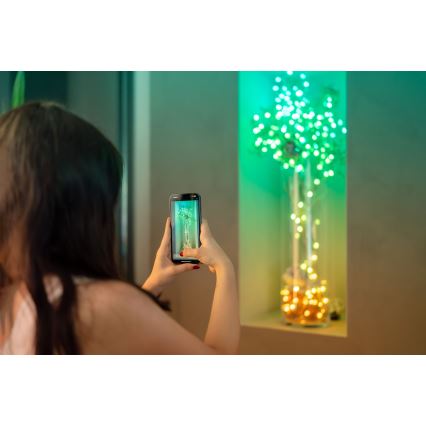 Twinkly - RGB LED állítható fényerejű karácsonyi fényfüzér CANDIES 100xLED 8 m USB Wi-Fi