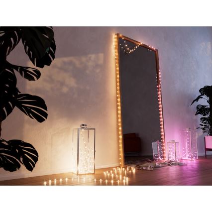 Twinkly - RGB LED állítható fényerejű karácsonyi fényfüzér CANDIES 100xLED 8 m USB Wi-Fi