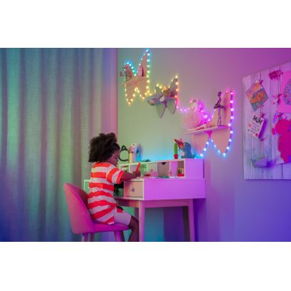 Twinkly - LED RGB Dimmelhető karácsonyi lánc CANDIES 100xLED 8 m USB Wi-Fi