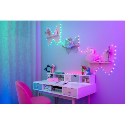 Twinkly - LED RGB Dimmelhető karácsonyi lánc CANDIES 100xLED 8 m USB Wi-Fi