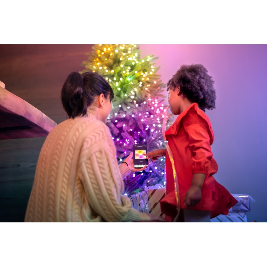 Twinkly - LED RGB Dimmelhető karácsonyi lánc CANDIES 200xLED 14 m USB Wi-Fi