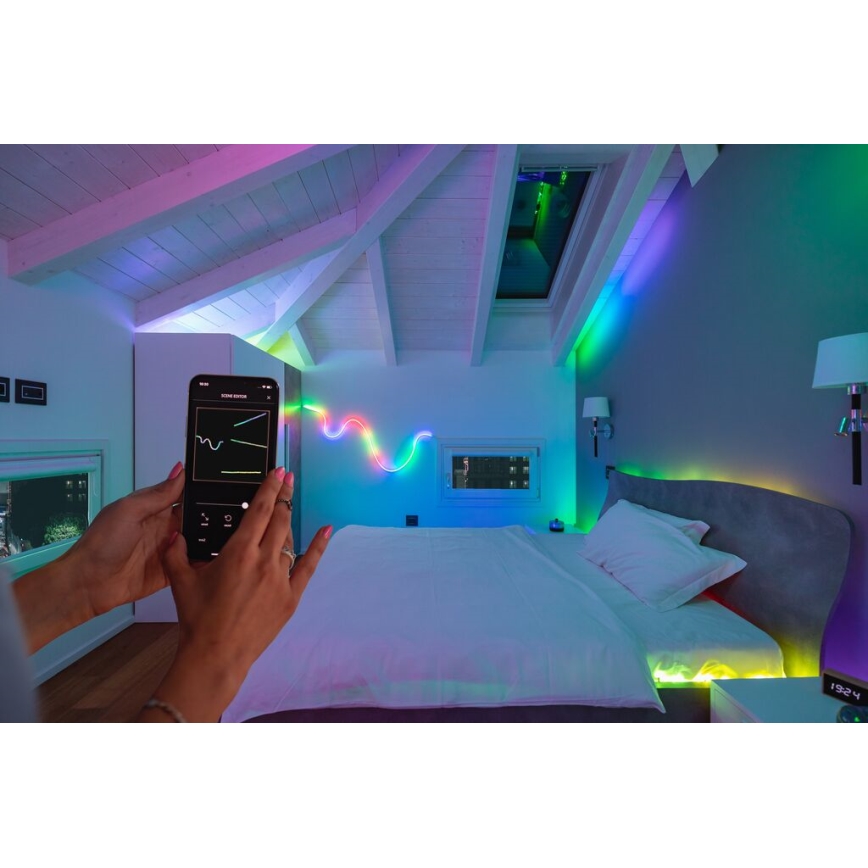 Twinkly - LED RGB Dimmelhető szalag LINE 100xLED 1,5 m Wi-Fi