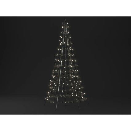 Twinkly - LED RGBW állítható fényerejű kültéri karácsonyfa LIGHT TREE 300xLED 2m IP44 Wi-Fi