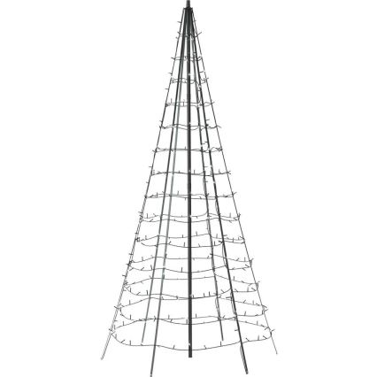 Twinkly - LED RGBW állítható fényerejű kültéri karácsonyfa LIGHT TREE 300xLED 2m IP44 Wi-Fi