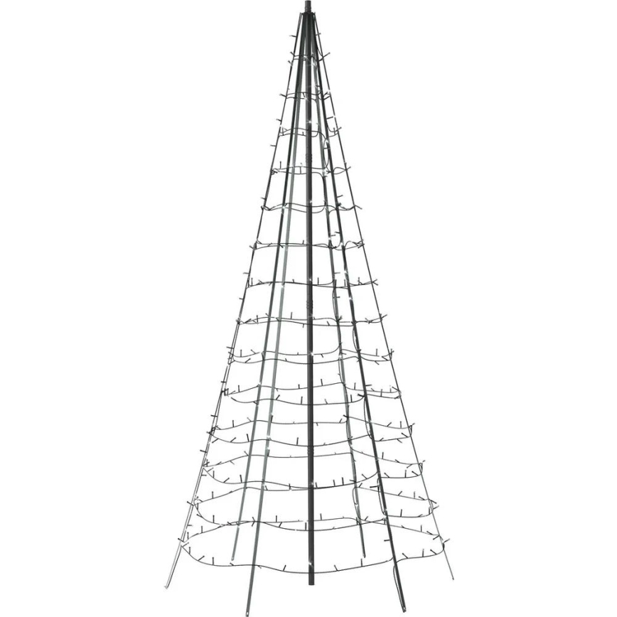 Twinkly - LED RGBW állítható fényerejű kültéri karácsonyfa LIGHT TREE 300xLED 2m IP44 Wi-Fi