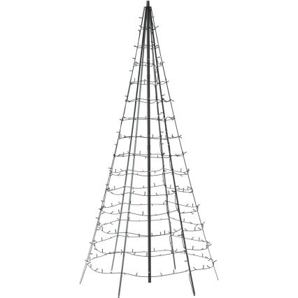 Twinkly - LED RGBW állítható fényerejű kültéri karácsonyfa LIGHT TREE 450xLED 3m IP44 Wi-Fi
