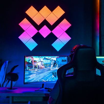 Twinkly - LED RGB Dimmelhető panel SQUARES 64xLED 16x16 cm Wi-Fi