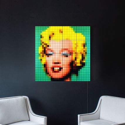Twinkly - LED RGB Dimmelhető panel SQUARES 64xLED 16x16 cm Wi-Fi