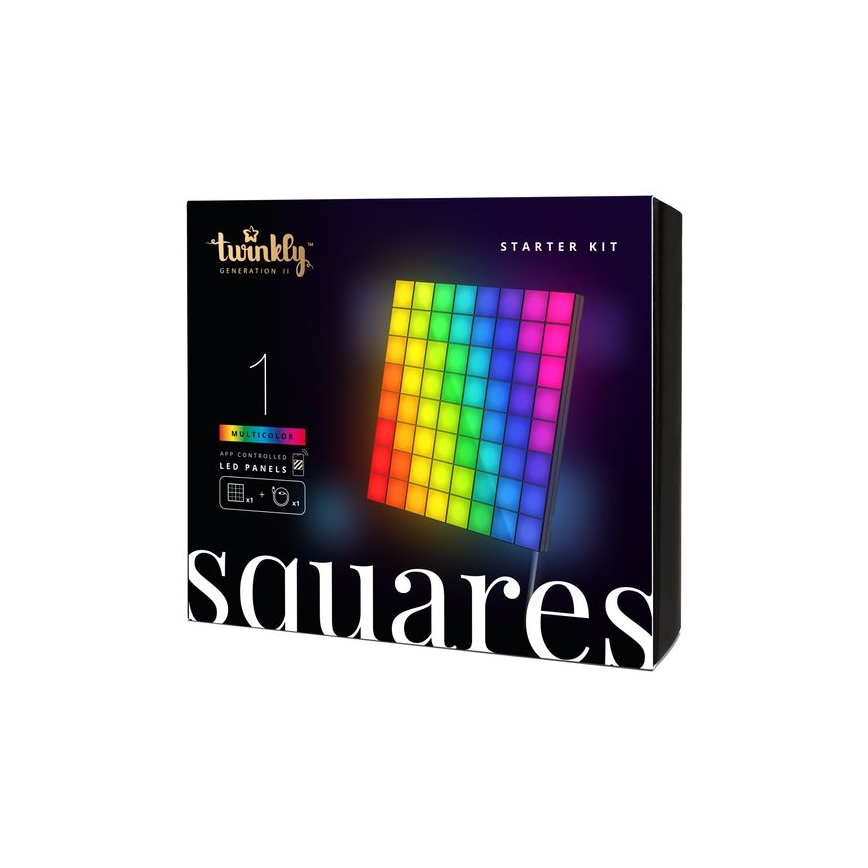 Twinkly - LED RGB Dimmelhető panel SQUARES 64xLED 16x16 cm Wi-Fi