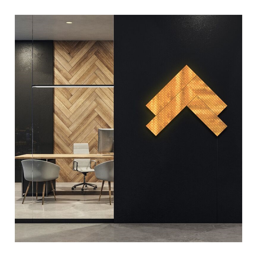 Twinkly - KÉSZLET 6xLED RGB Dimmelhető panel SQUARES 64xLED 16x16 cm Wi-Fi