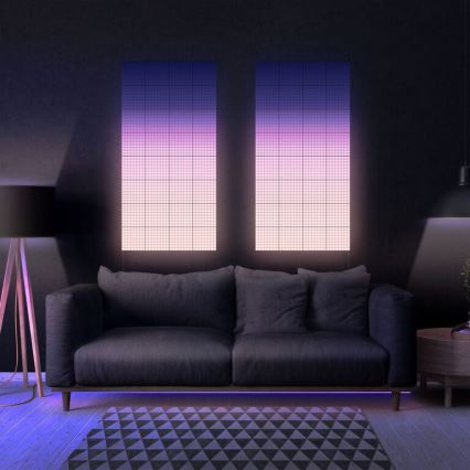 Twinkly - KÉSZLET 6xLED RGB Dimmelhető panel SQUARES 64xLED 16x16 cm Wi-Fi