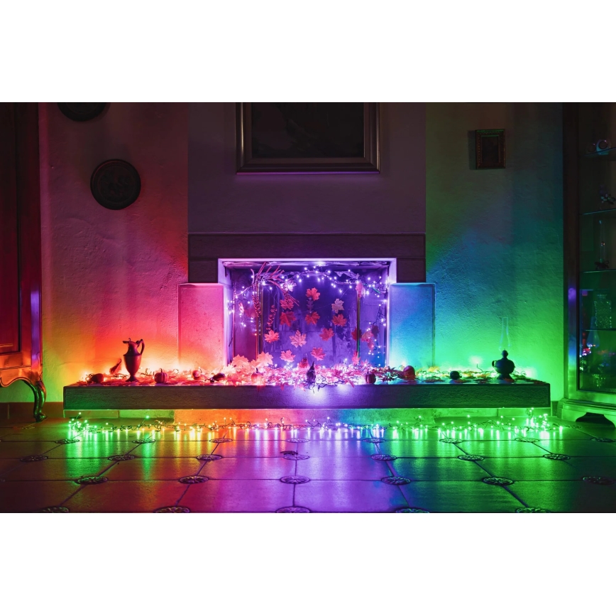 Twinkly - RGBW LED dimmelhető kültéri füzér STRINGS, 250 LED, 23,5 m, IP44, Wi‑Fi