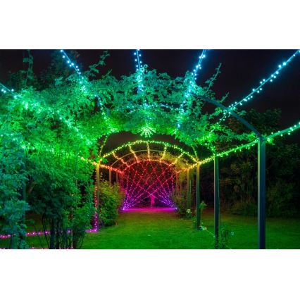 Twinkly - RGB LED fényerőszabályozható kültéri füzér STRINGS 250xLED 23,5m IP44 Wi-Fi