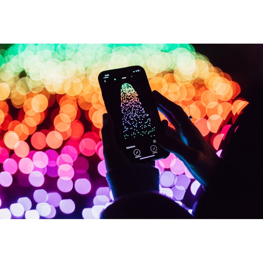 Twinkly - LED RGB Dimmelhető kültéri karácsonyi lánc STRINGS 400xLED 35,5m IP44 Wi-Fi