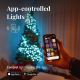 Twinkly - LED RGB Dimmelhető kültéri karácsonyi lánc STRINGS 600xLED 51,5m IP44 Wi-Fi