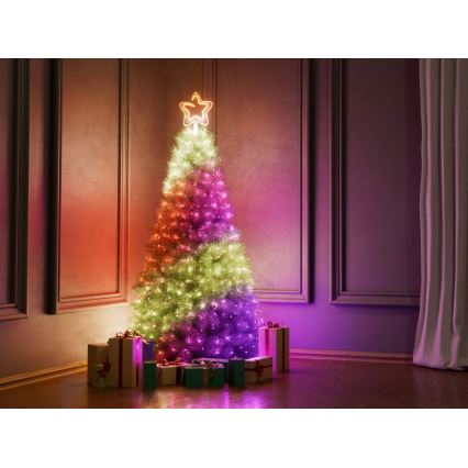 Twinkly - LED RGB Dimmelhető Karácsonyi csillag TREE TOPPER 76xLED USB Wi-Fi
