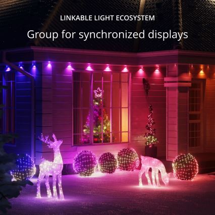 Twinkly - LED RGB Dimmelhető Karácsonyi csillag TREE TOPPER 76xLED USB Wi-Fi