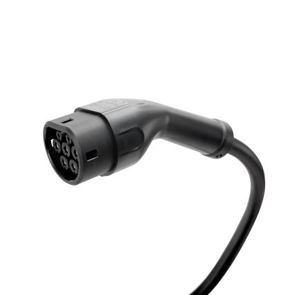 Type 2 csatlakozós töltőállomás elektromos autókhoz, 7 m kábellel, 22 kW (32 A), IP54, Tuya