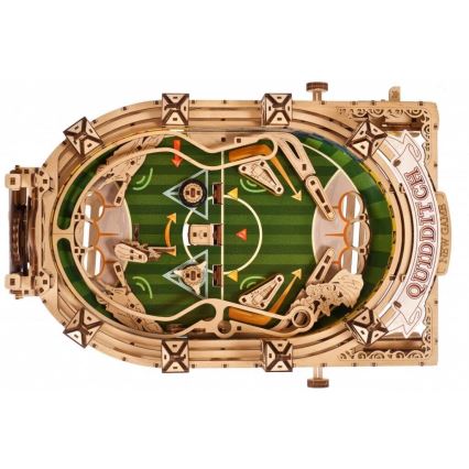 Ugears - 3D fa mechanikus puzzle Harry Potter Quidditch Pinball