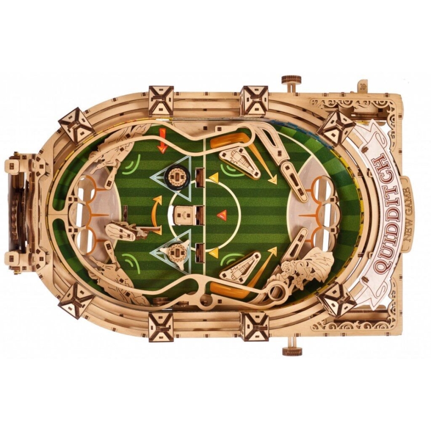 Ugears - 3D fa mechanikus puzzle Harry Potter Quidditch Pinball