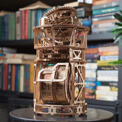 Ugears - 3D fa mechanikus puzzle Óraszerkezet tourbillonnal