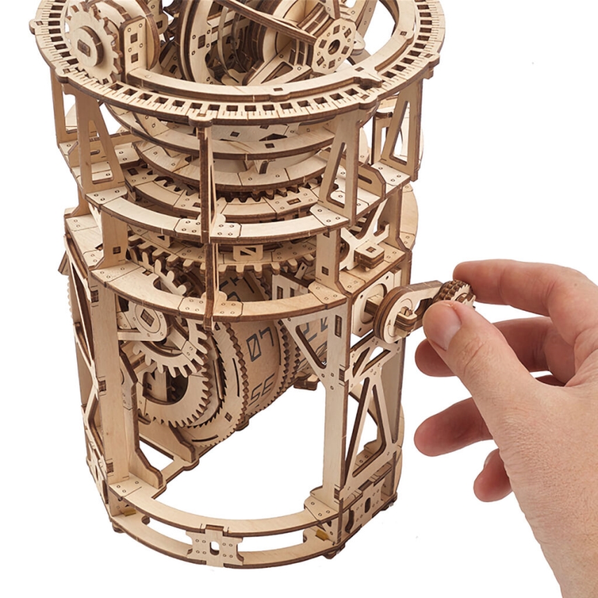 Ugears - 3D fa mechanikus puzzle Óraszerkezet tourbillonnal