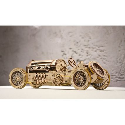 Ugears - 3D fa mechanikus kirakós U9 Grand Prix autó