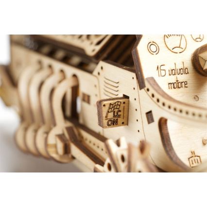 Ugears - 3D fa mechanikus kirakós U9 Grand Prix autó