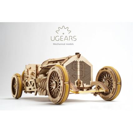 Ugears - 3D fa mechanikus kirakós U9 Grand Prix autó