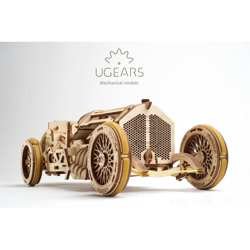 Ugears - 3D fa mechanikus kirakós U9 Grand Prix autó