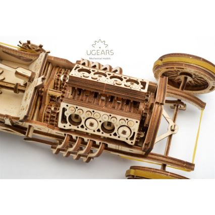 Ugears - 3D fa mechanikus kirakós U9 Grand Prix autó
