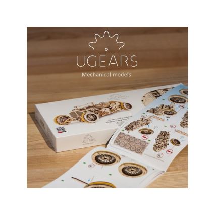 Ugears - 3D fa mechanikus kirakós U9 Grand Prix autó