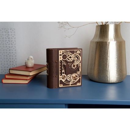 Ugears - 3D fából készült mechanikus kirakós Titkok könyve