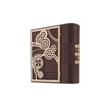 Ugears - 3D fából készült mechanikus kirakós Titkok könyve