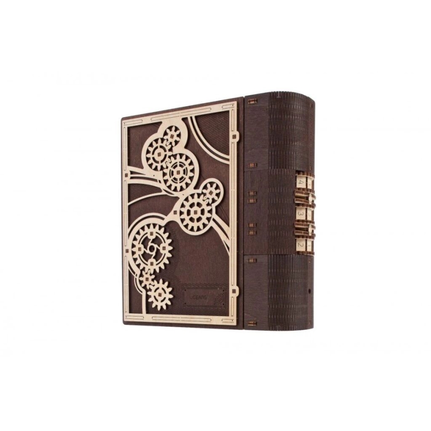 Ugears - 3D fából készült mechanikus kirakós Titkok könyve